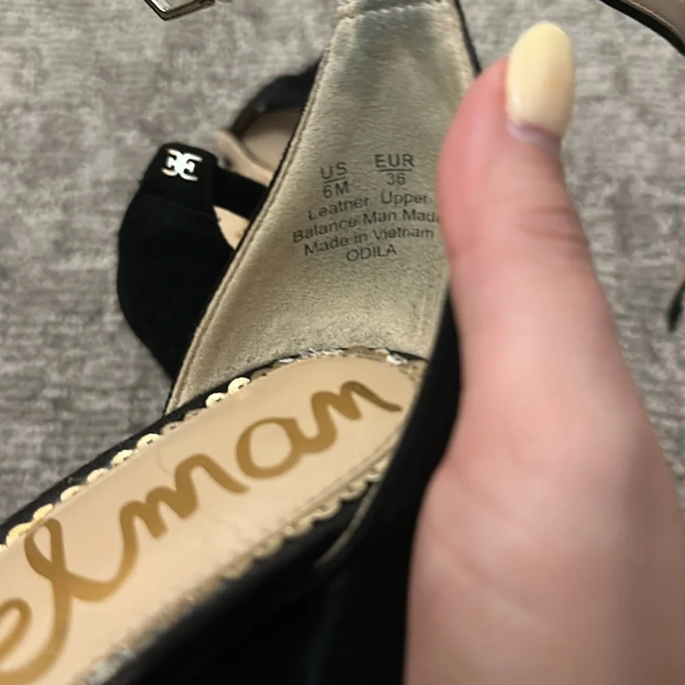 Sam Edelman Black heels